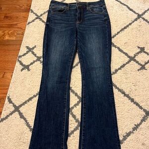 American eagle next level stretch fit and flare jeans